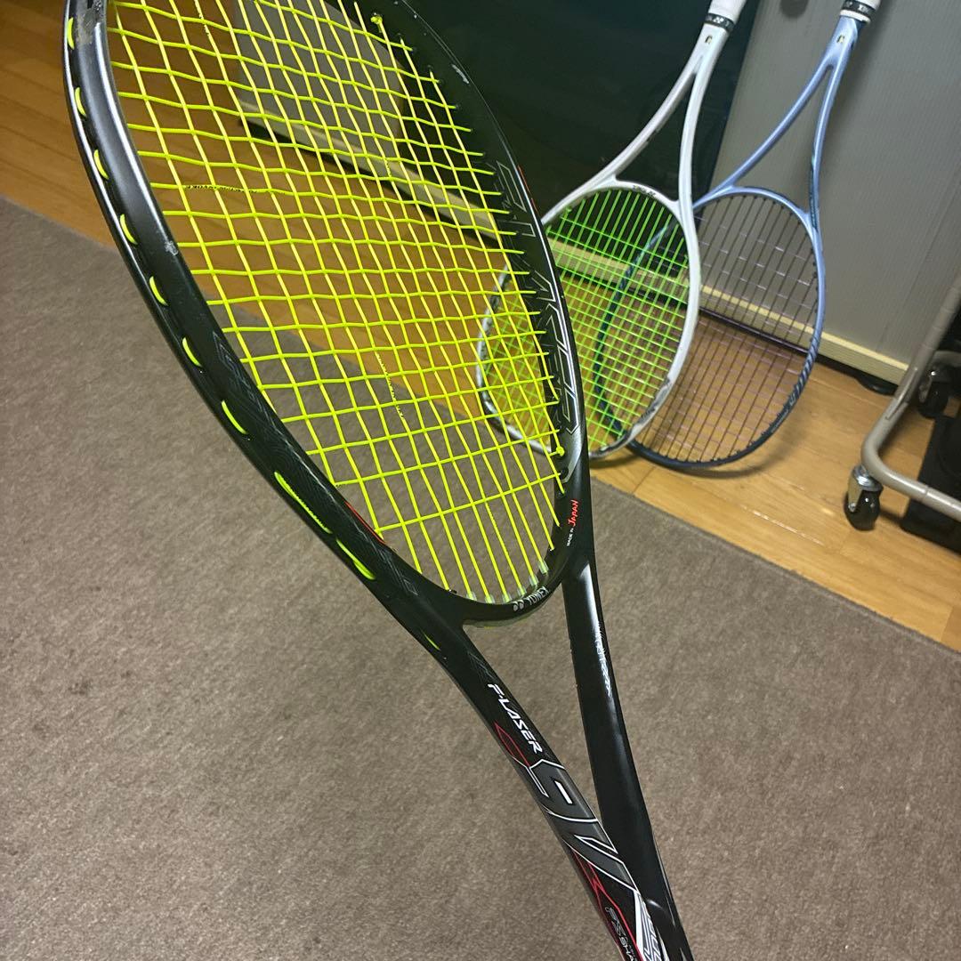 YONEXソフトテニスラケット エフレーザ9V ガット…インブォーグ　30p