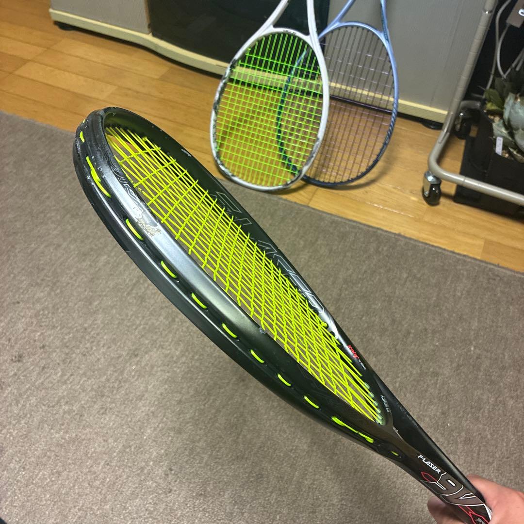 YONEXソフトテニスラケット エフレーザ9V ガット…インブォーグ　30p