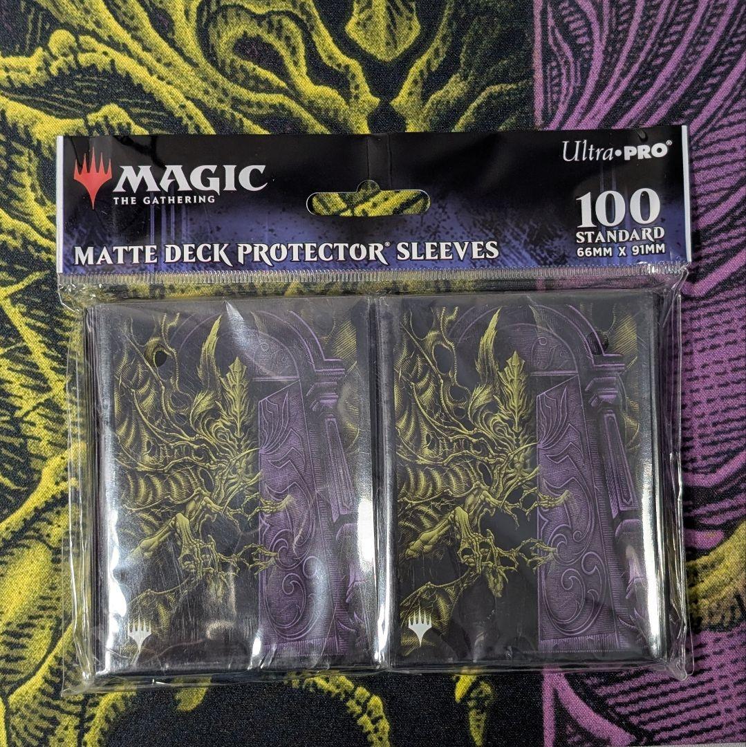 【未使用】恐怖を喰うもの、ヴァルガヴォス　ボーダーレス版　プレイマット+スリーブ