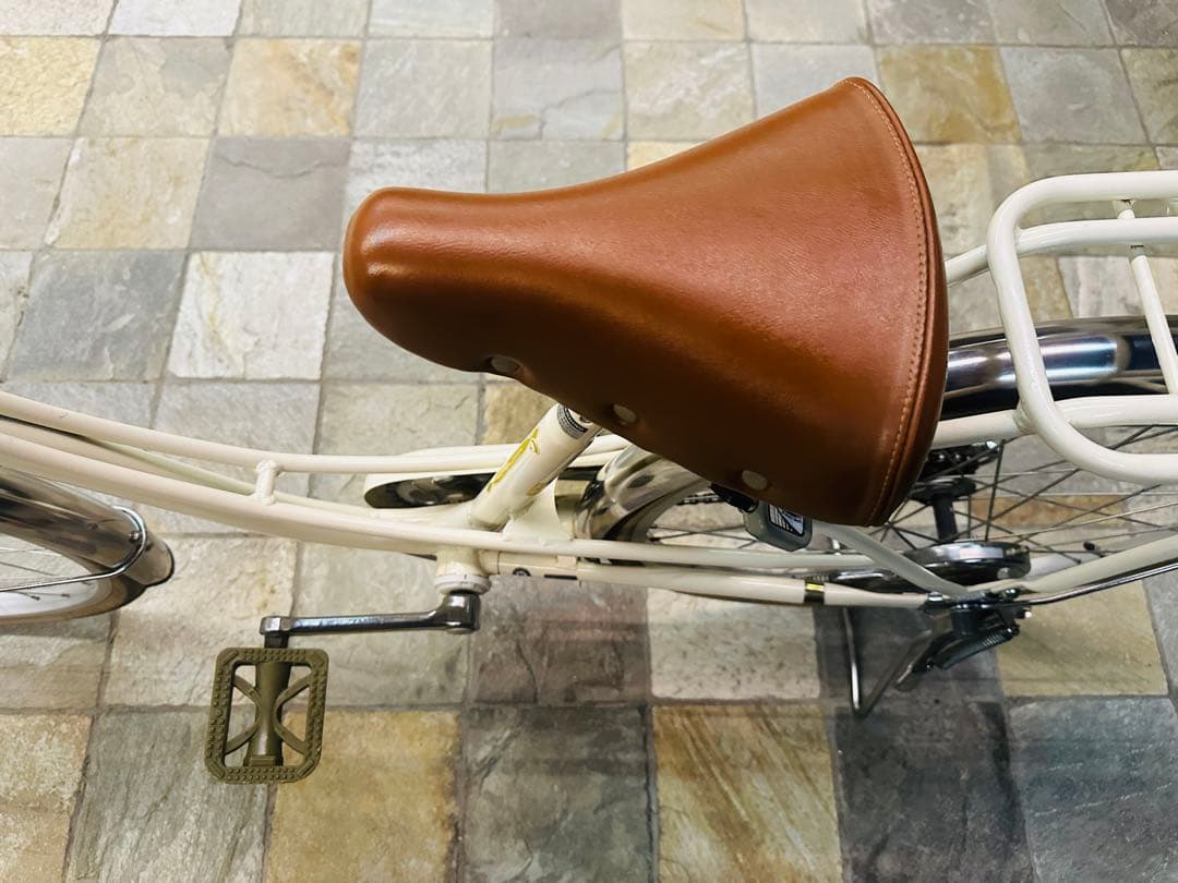 22インチ クリームFeerique Jr フェリーク ジュニア 自転車 アサヒ