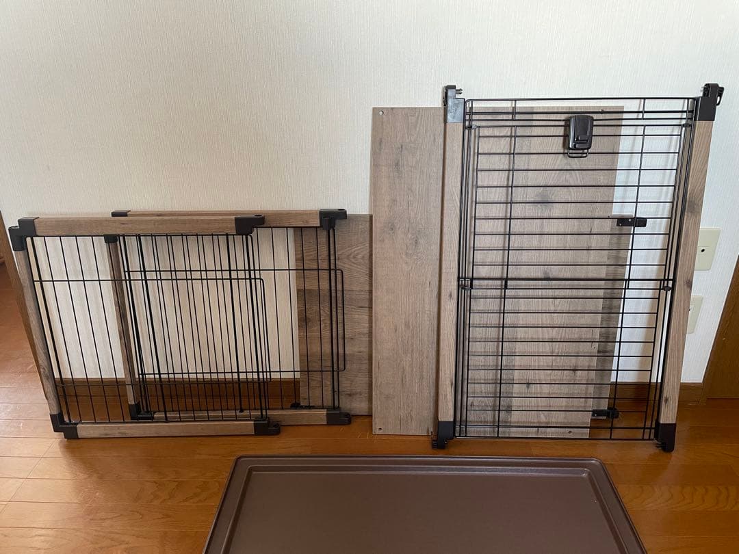 ほぼ未使用 美品☆ 犬 ケージ DCM ウッディサークル ミニケージ他おまけ付き