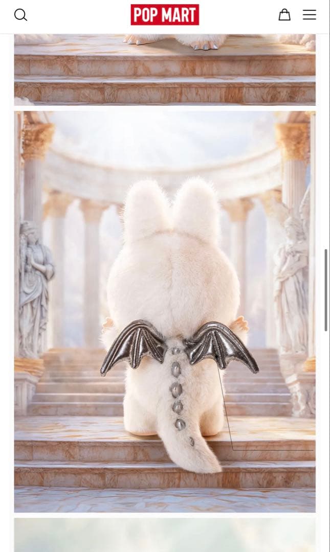 【展示品】ZIMOMO ANGEL IN CLOUDS ぬいぐるみ 天使 ジモモ