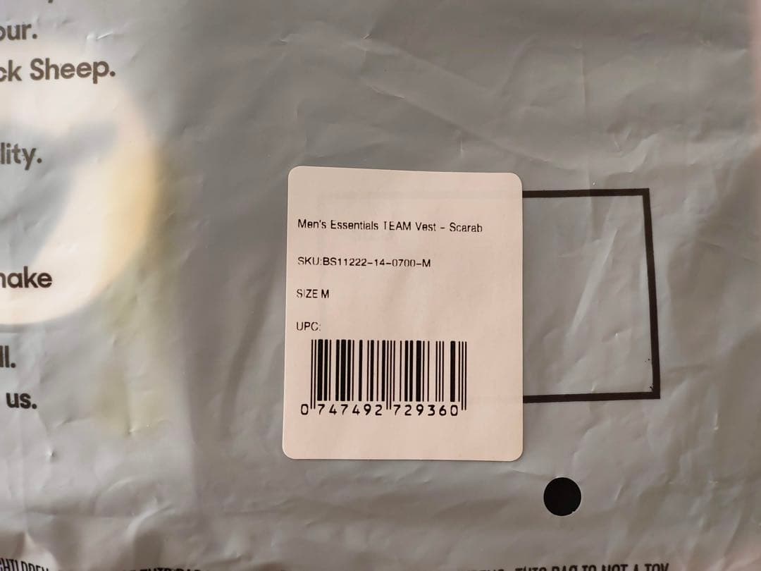 BLACK SHEEP ブラックシープ エッセンシャルチームベスト ジレ M