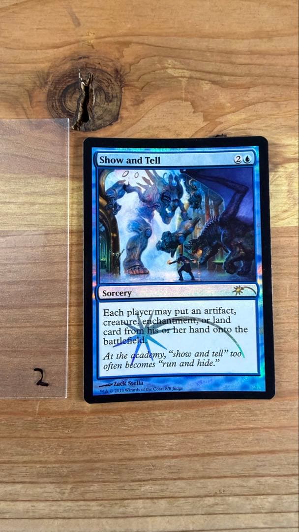 実物提示教育 foil 英語 3枚 ジャッジ褒賞