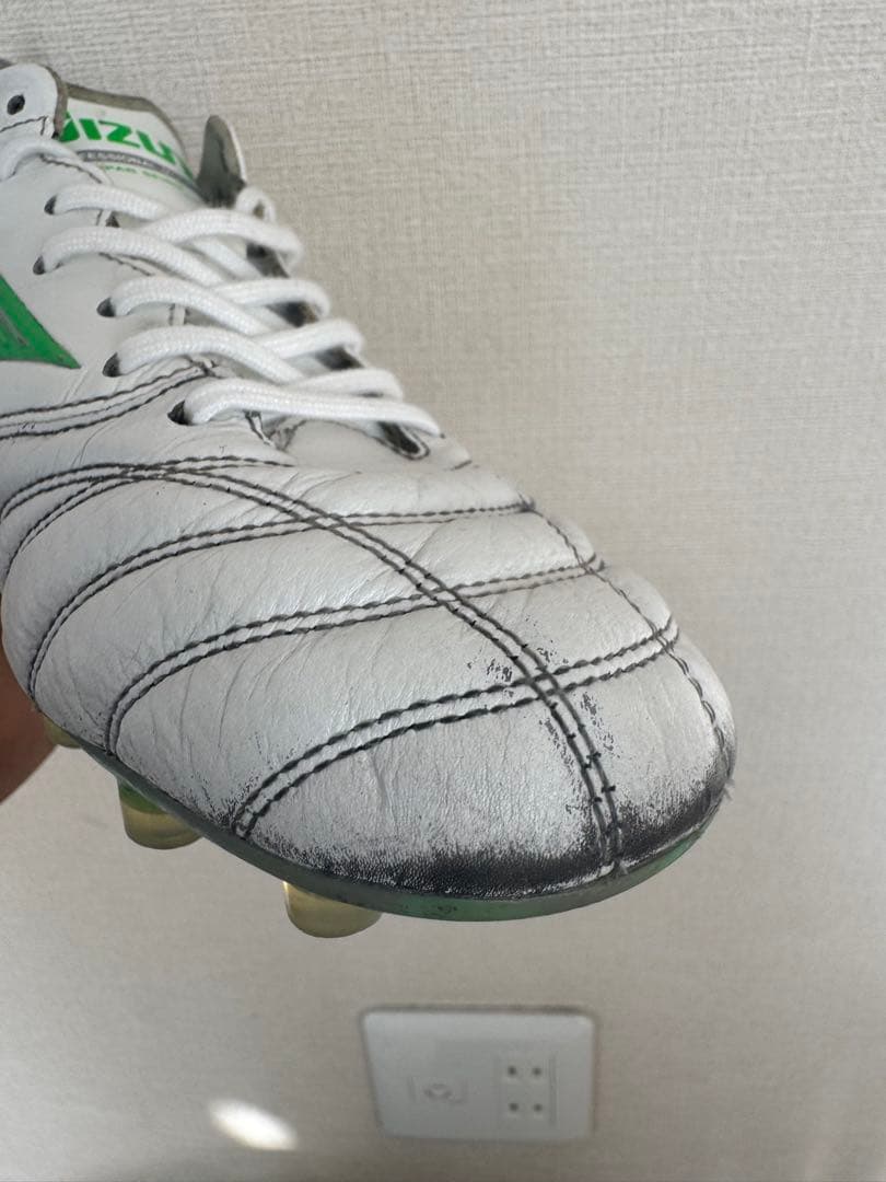 Mizuno サッカーシューズ プロフェッショナルモデル　モレリア　白緑　限定品