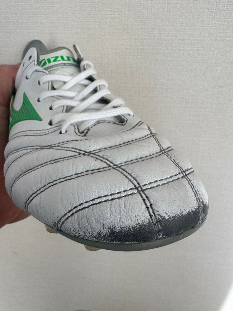 Mizuno サッカーシューズ プロフェッショナルモデル　モレリア　白緑　限定品