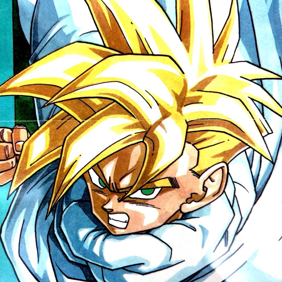 ドラゴンボールポスター　ジャンプ　スーパーメンコ　額装　壁飾り　フレーム　レア