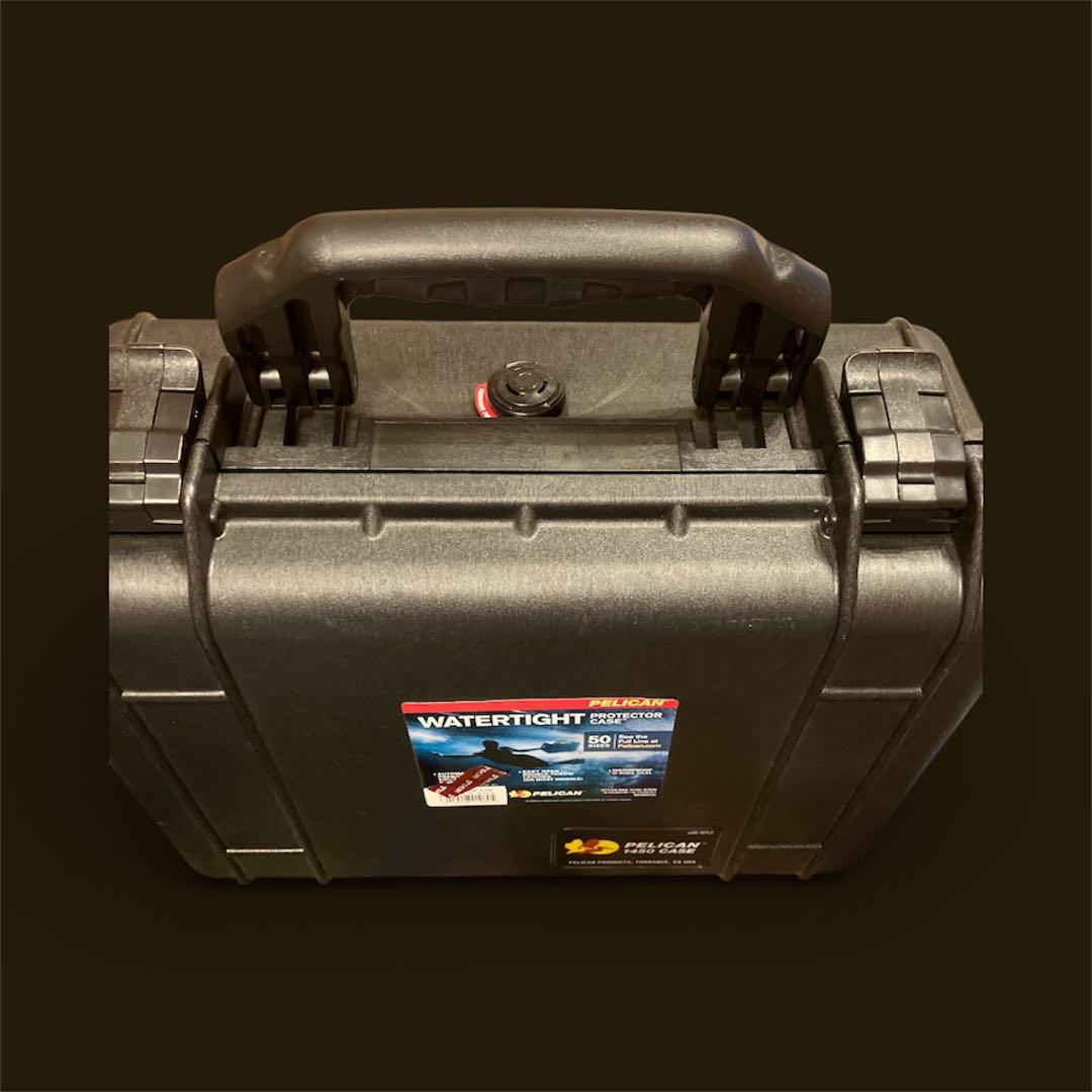 新品ペリカン1450 Case 防水セキュリティケースブラック