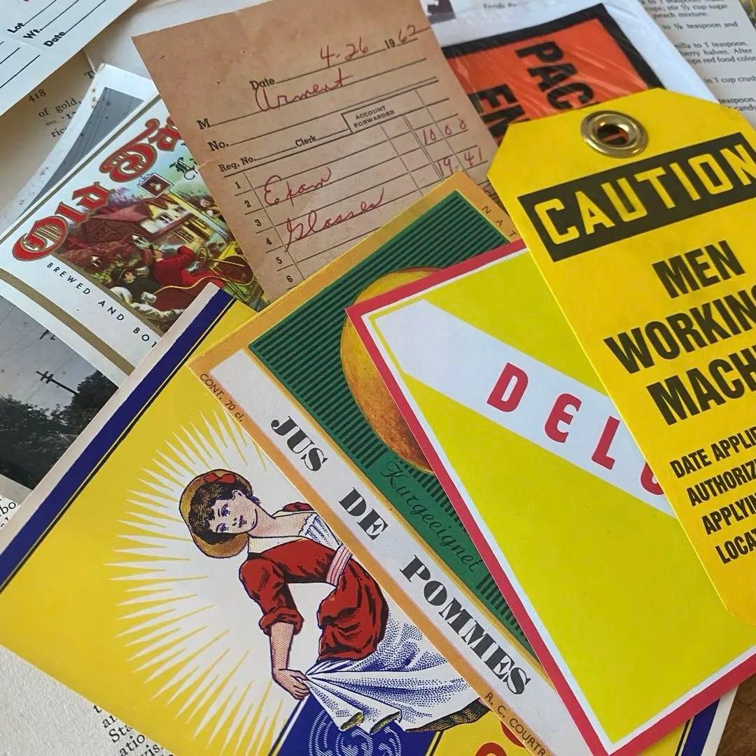 【221】ヴィンテージ 紙ものセット 送料込み✩