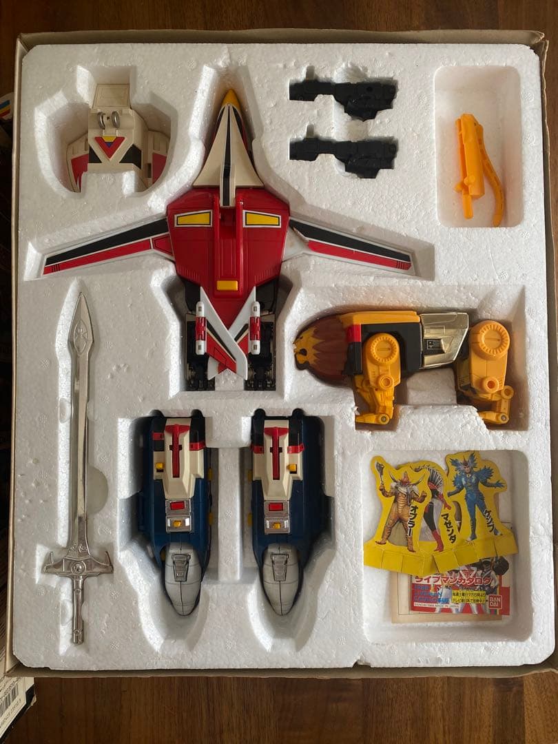 超希少ライブマン　ライブロボ　箱付き　DX超合金 鳥獣合体　DX鳥獣合体バンダイ