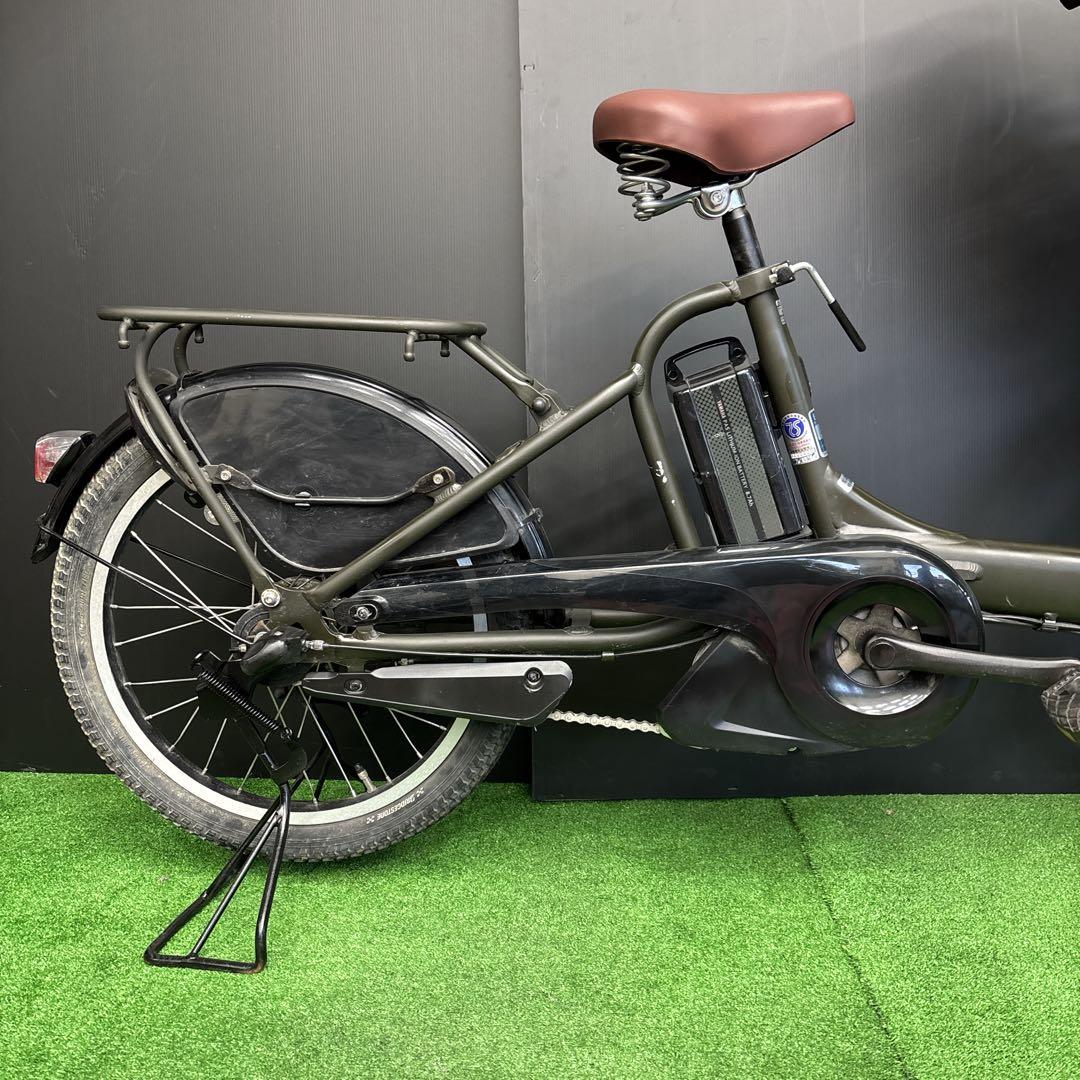 電動自転車 YAMAHA PAS kiss カーキ 3人乗り対応　56