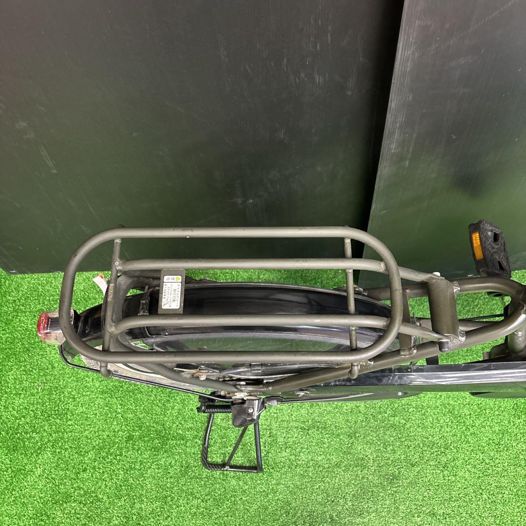 電動自転車 YAMAHA PAS kiss カーキ 3人乗り対応　56