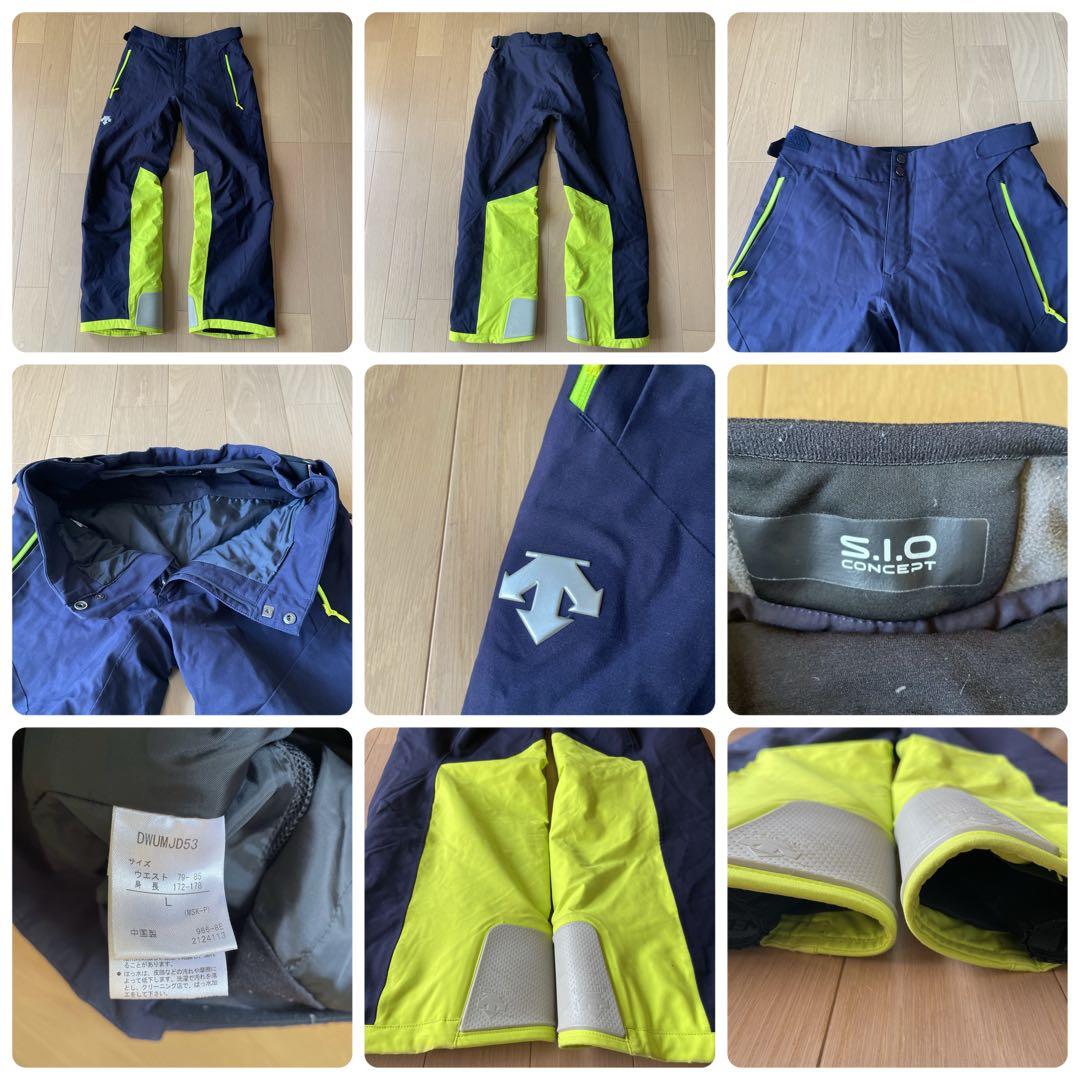 デサント DESCENTE スキーウェア 上下セット デモチーム中古サイズL
