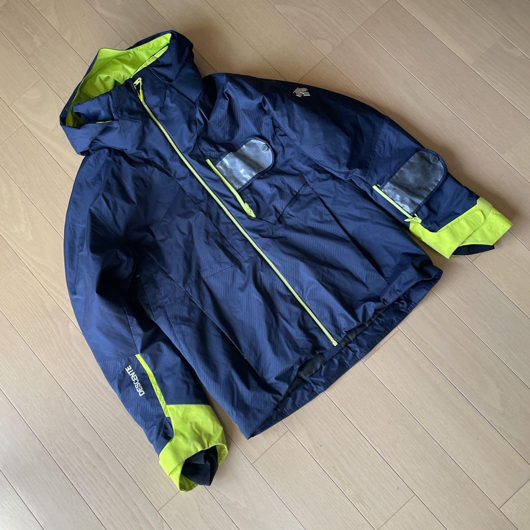 デサント DESCENTE スキーウェア 上下セット デモチーム中古サイズL