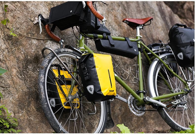 RhinoWeld 自転車 前輪/後輪両用 サイドバッグ２個セット 防水