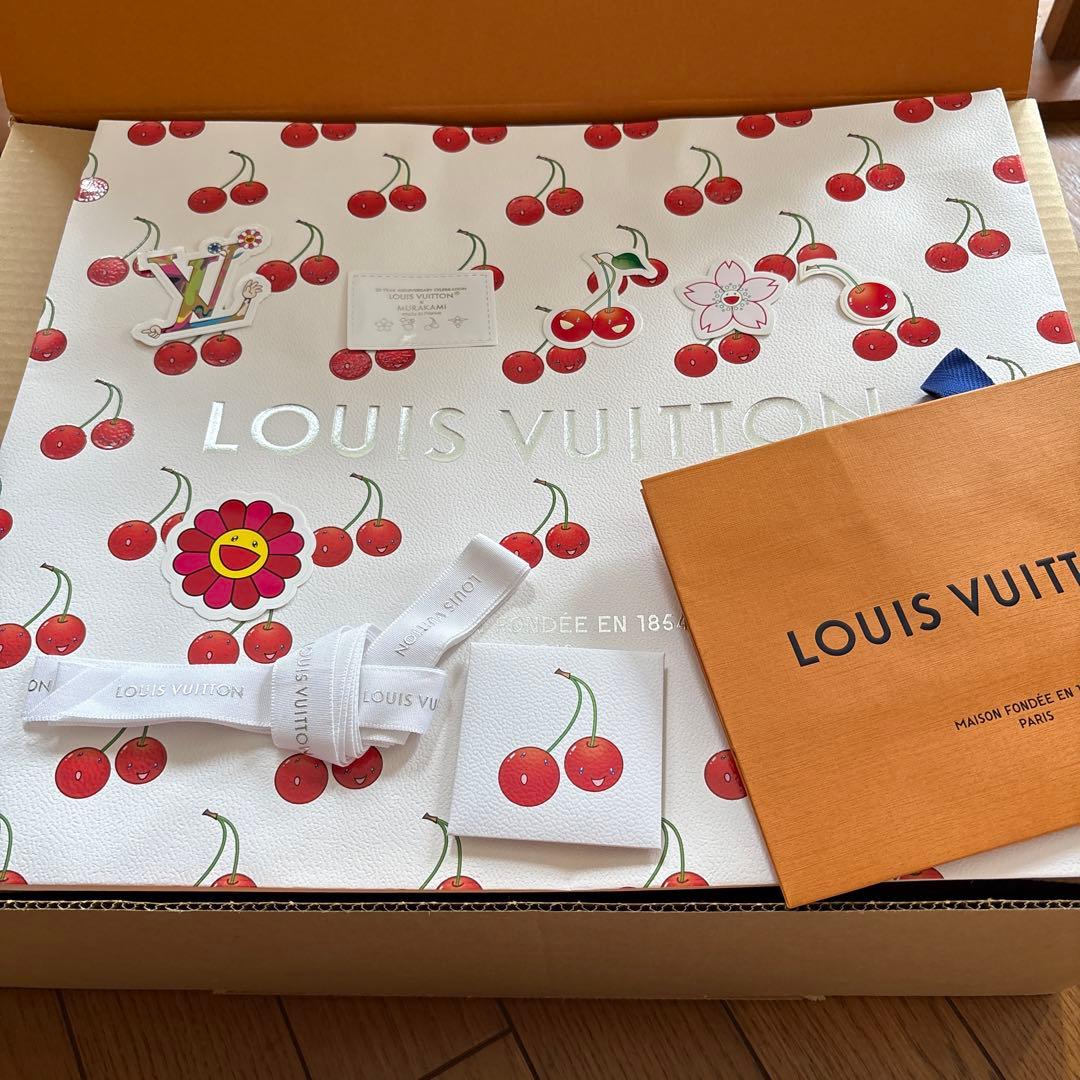 新品　ルイヴィトン 村上隆 コラボ 限定ショッパーセット　チェリー柄