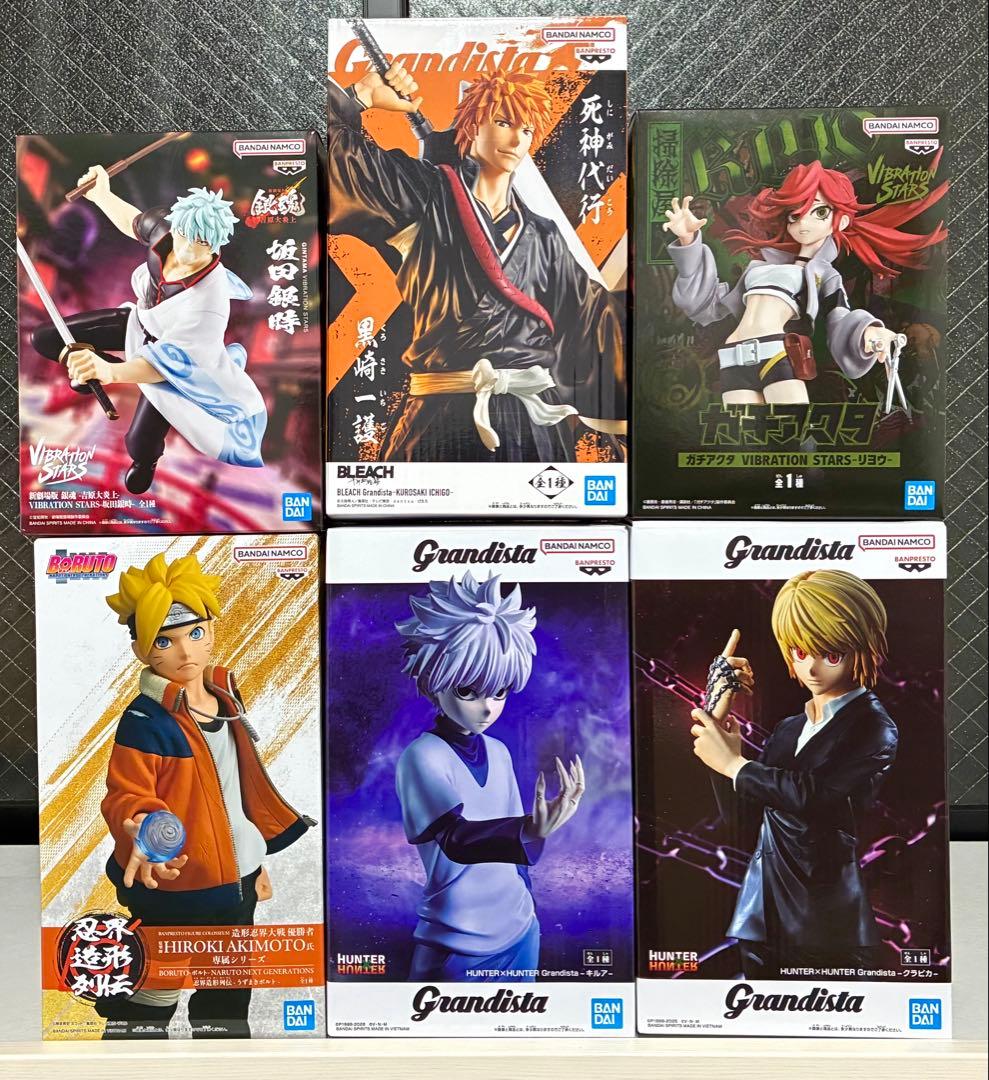 【人気アニメフィギュア ６種６体セット】まとめ売り\"\"?!#