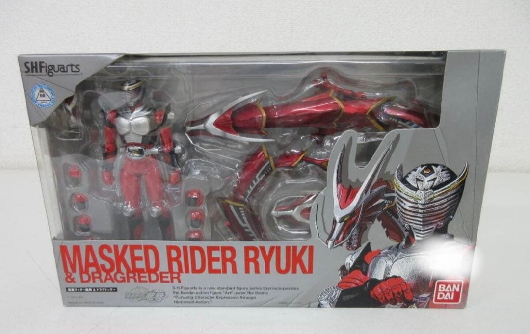 【未開封】フィギュア S.H.Figuarts 仮面ライダー龍騎&ドラグレッダー