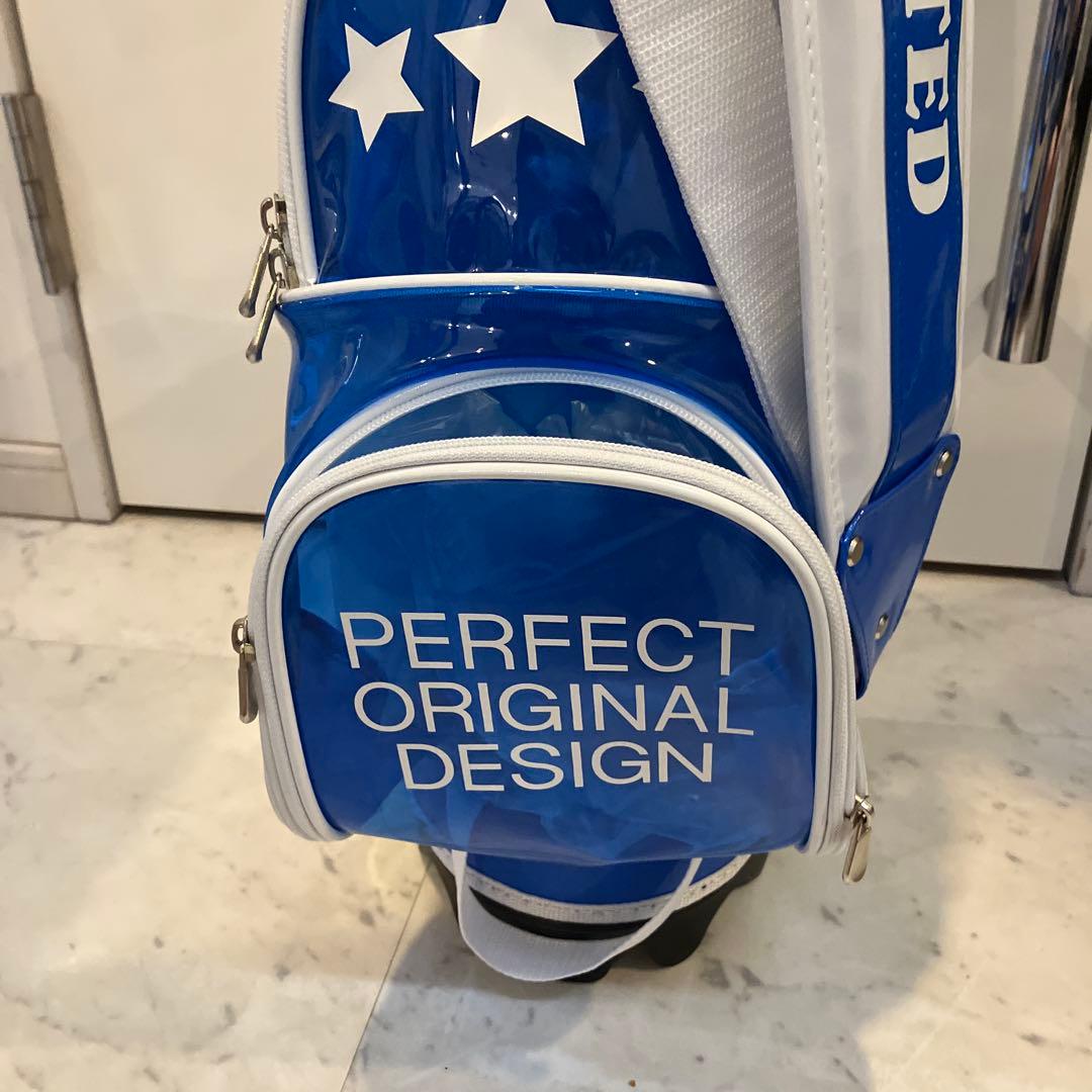 UNDEFEATED キャディバッグ 青