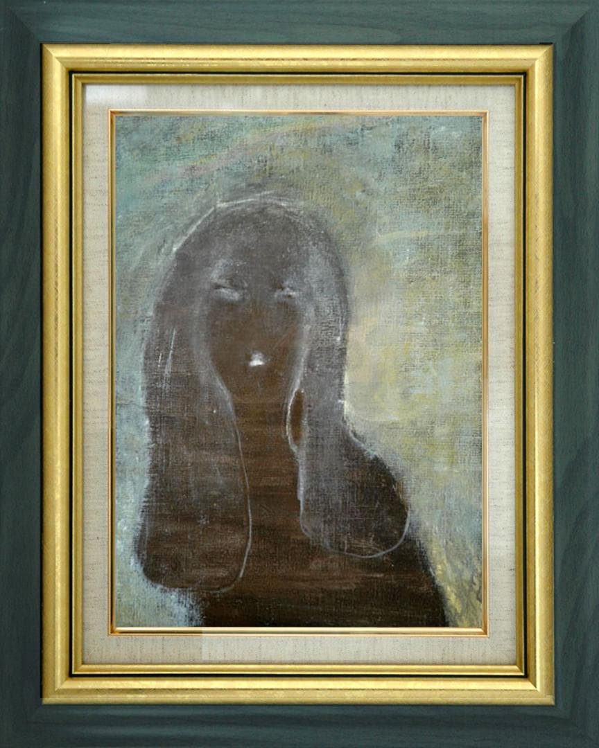 油絵 菅家令子 絵 絵画 インテリア F4-100512 人物 女性像