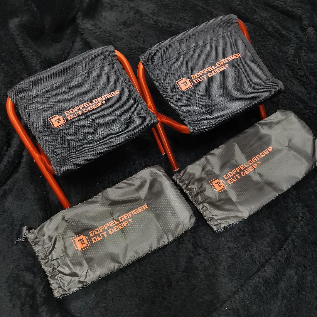 【廃盤値下】ドッペルギャンガー DOD ウルトラライトマイクロチェア 2脚セット