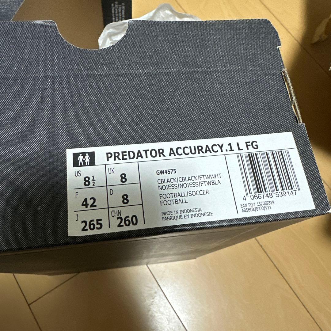 アディダス adidas プレデターアキュラシー.1 L FG