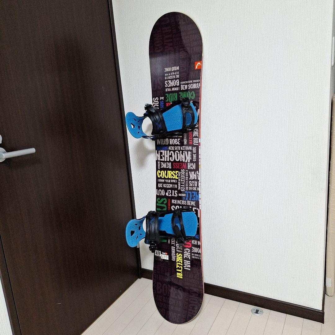 スノーボードセット　ヘッドコース149センチ　キスマークアンリミットL