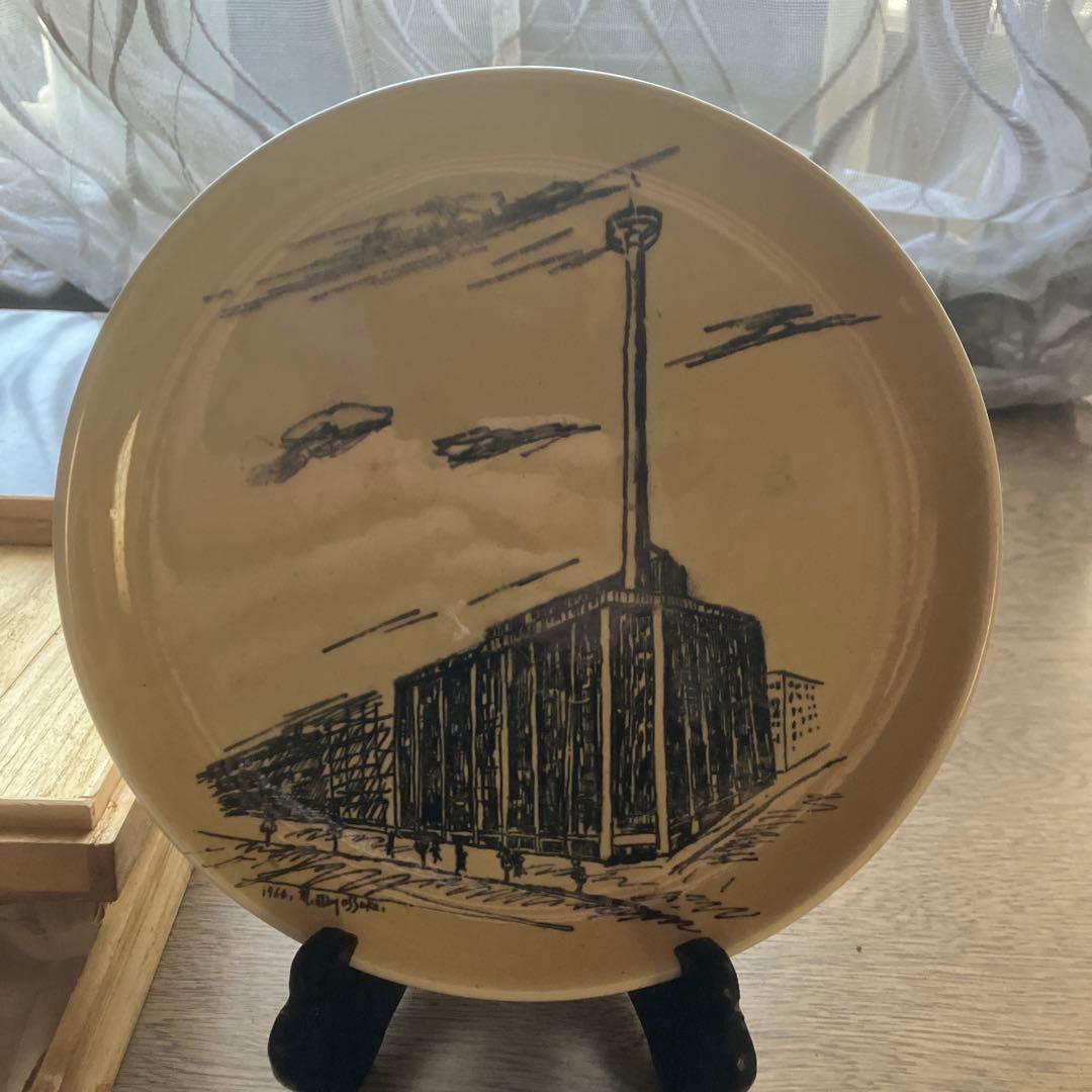 1964年日経新聞社屋竣工記念品