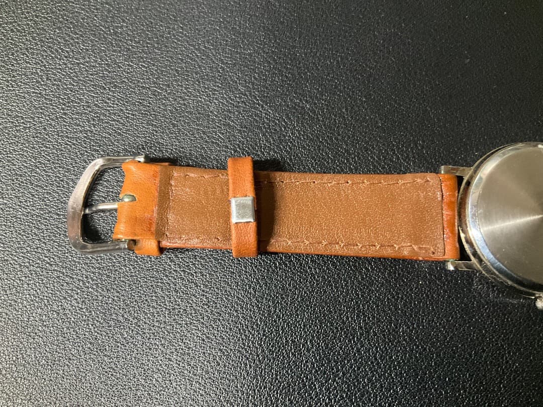 【非売品】Apple Macintosh レザーバンド時計