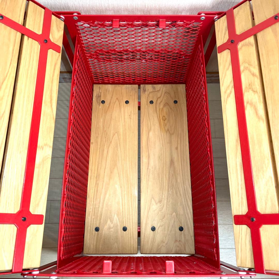 ネイチャートーンズ サイドアップボックス テーブル レッド Lサイズ