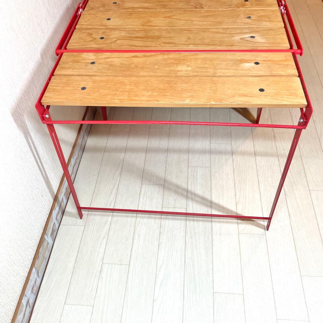 ネイチャートーンズ サイドアップボックス テーブル レッド Lサイズ