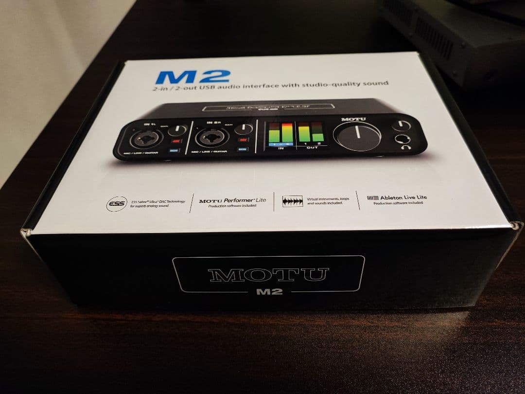 MOTU M2 オーディオインターフェース