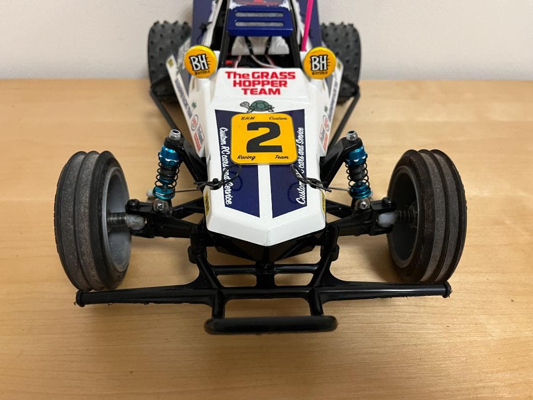 karlgocci。タミヤ RC グラスホッパーカスタム ブロックヘッド