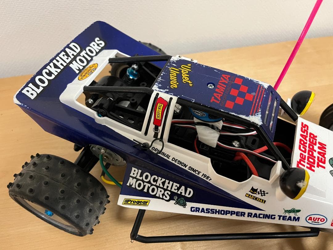 karlgocci。タミヤ RC グラスホッパーカスタム ブロックヘッド