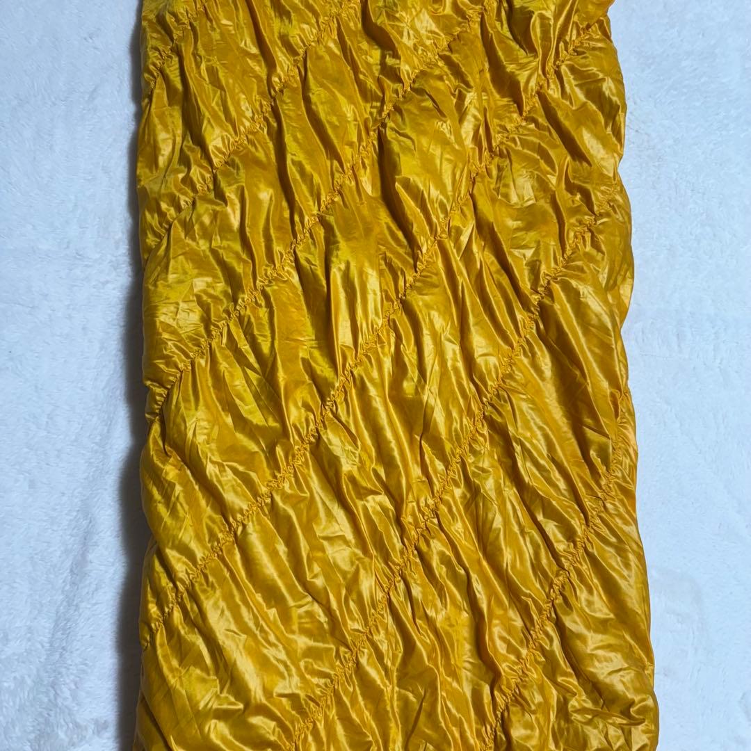 極美品モンベル現行モデルダウンハガー650 #2 ロング男女兼用イエローシュラフ