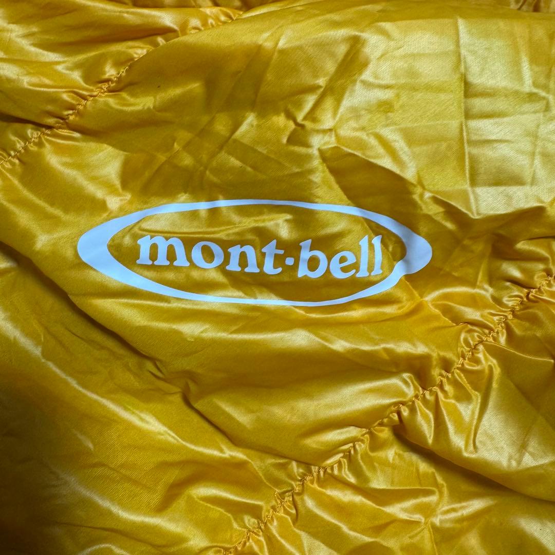 極美品モンベル現行モデルダウンハガー650 #2 ロング男女兼用イエローシュラフ