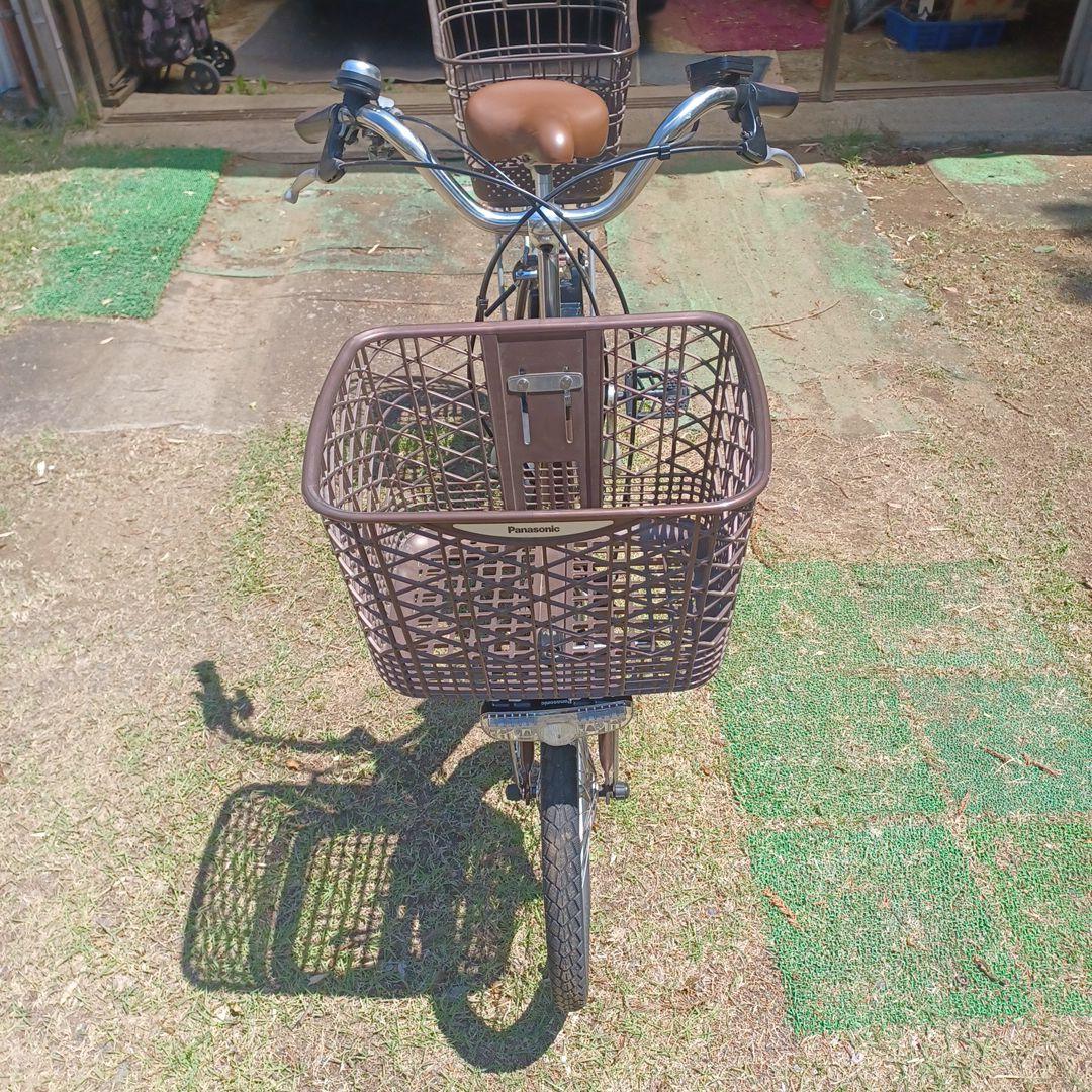 ブラウン 電動アシスト自転車 シティタイプ