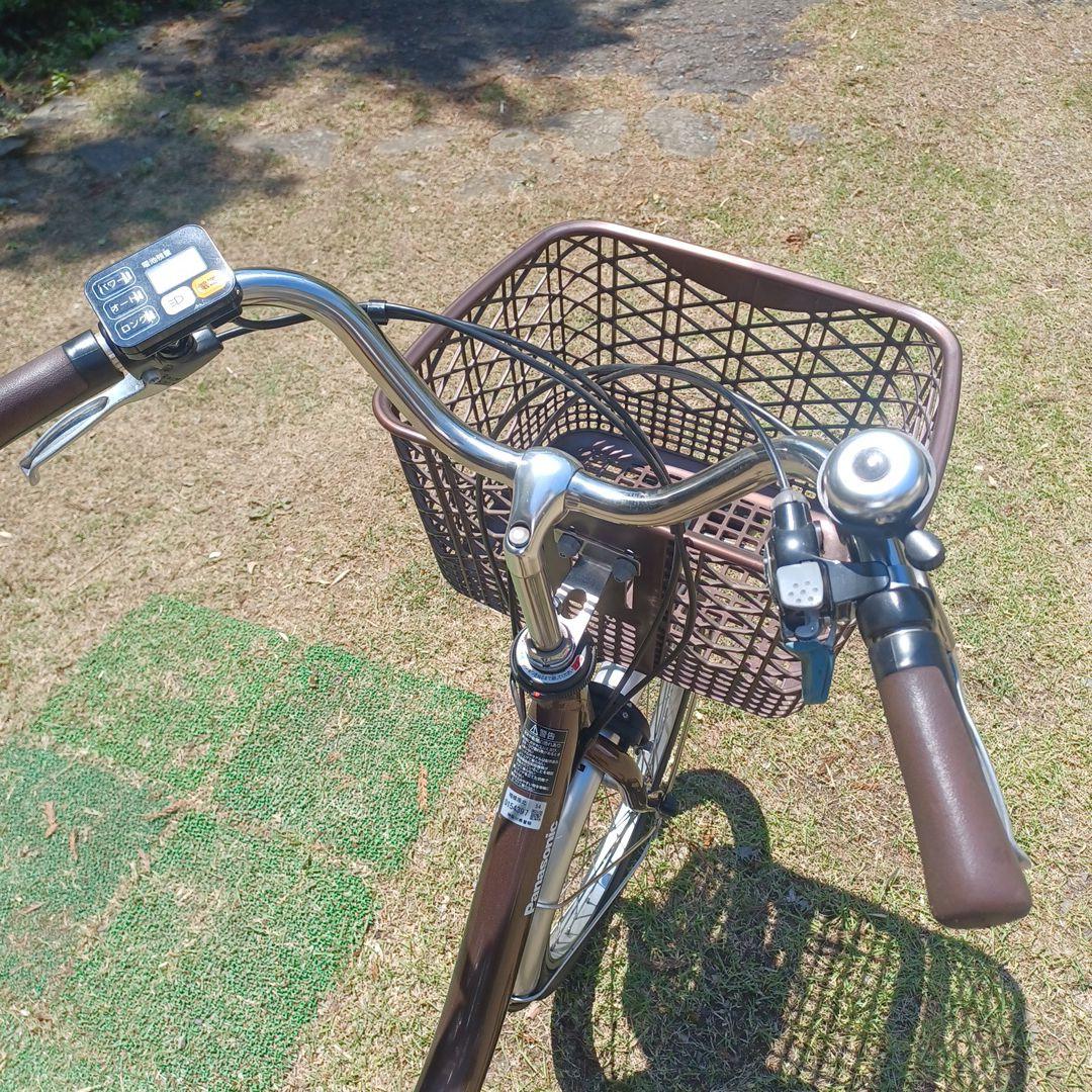 ブラウン 電動アシスト自転車 シティタイプ