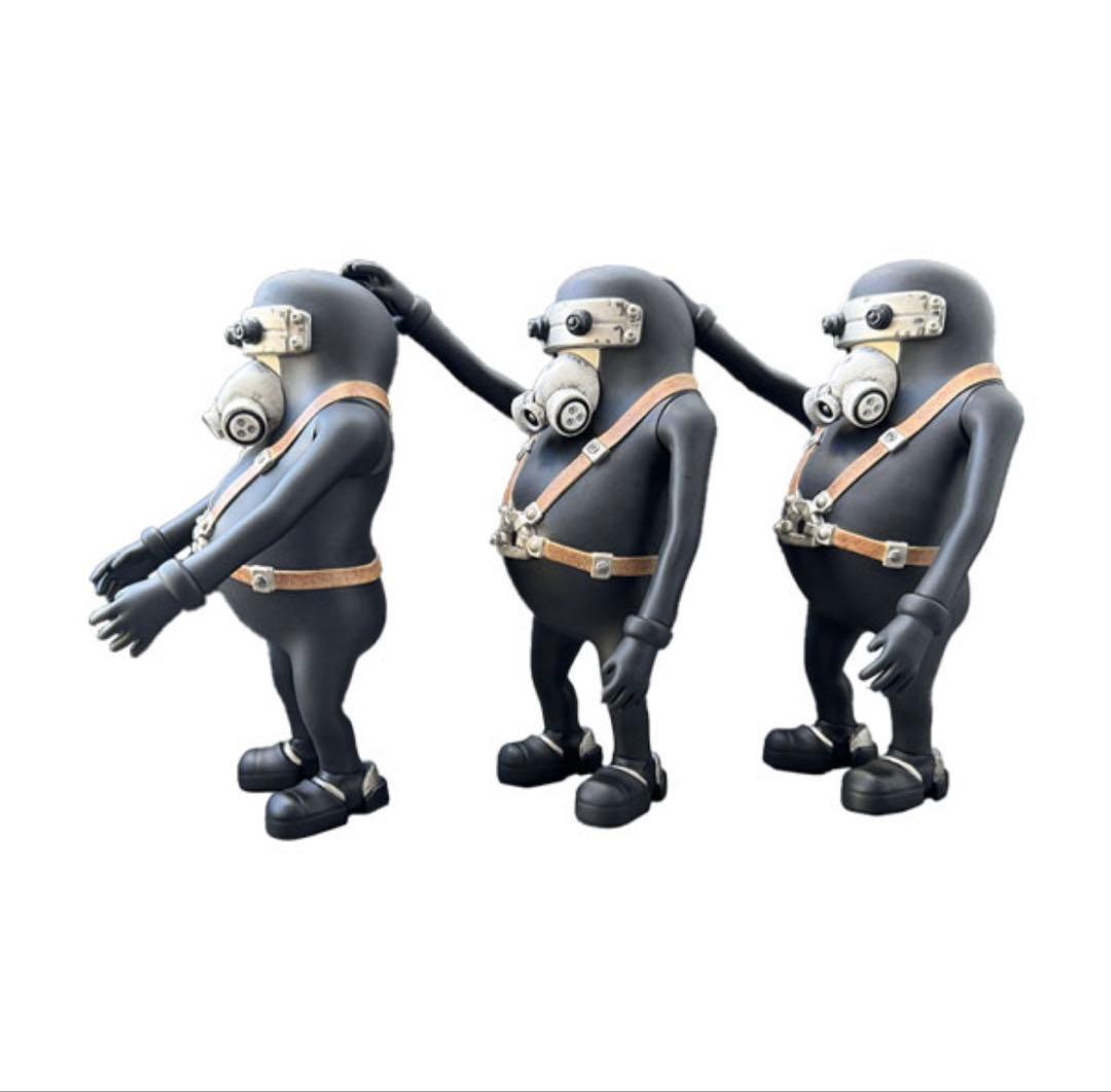 3体セット JUNK HEAD 1/1 「3バカ」 ソフビ フィギュア