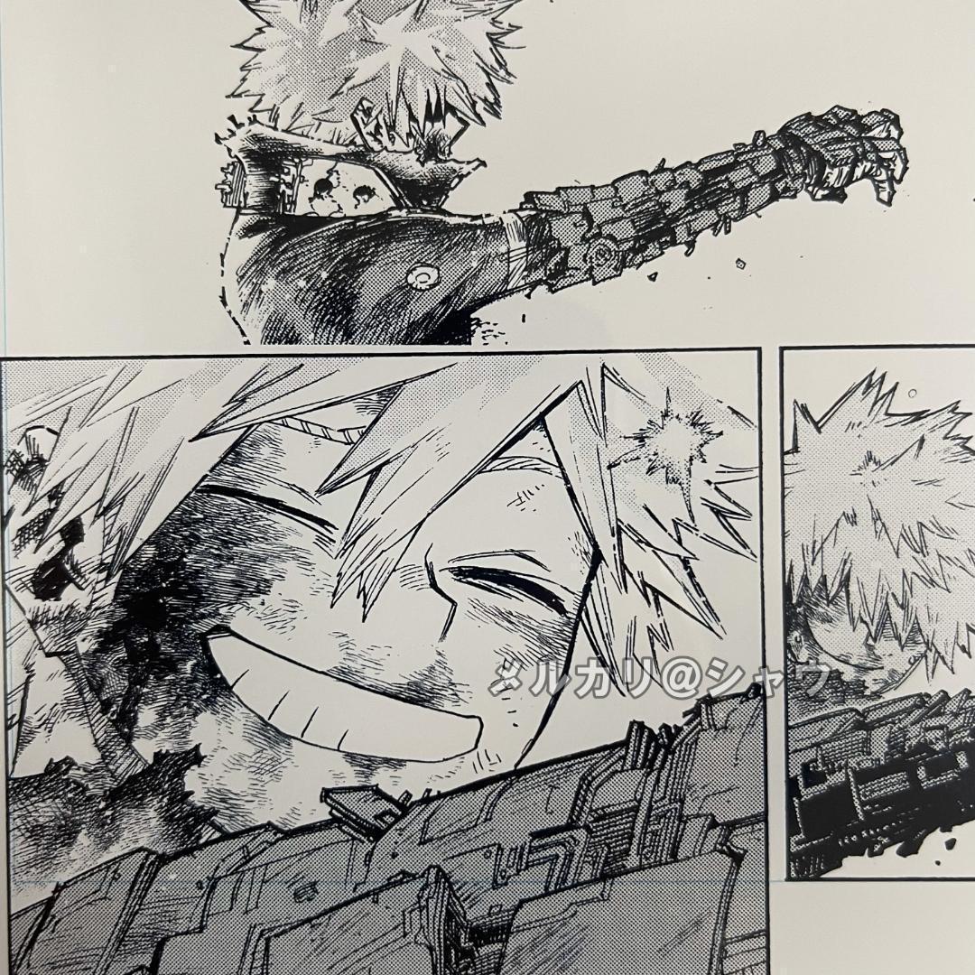 匿名配送 ヒロアカ 原稿風アクリルアート vol.2 SCENE09 爆豪勝己