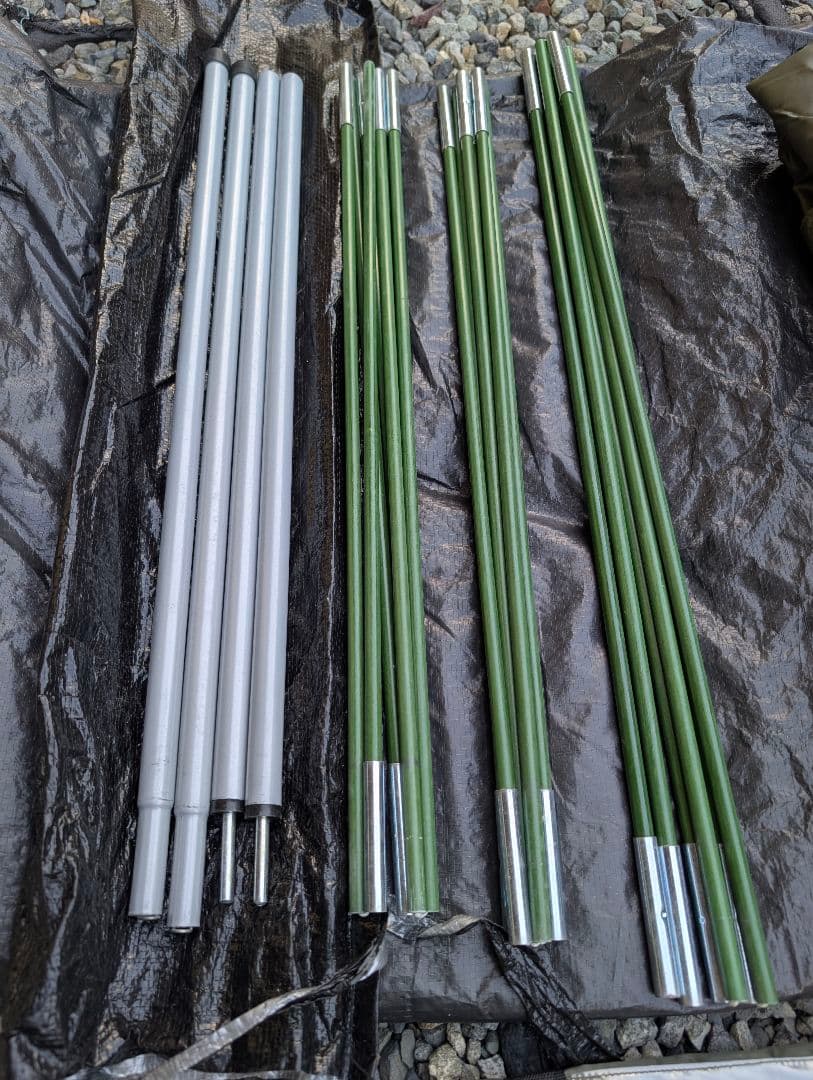 ✨1回使用✨　ドイツ軍 Mil-Tec 3人用テント カマボコ 広い前室