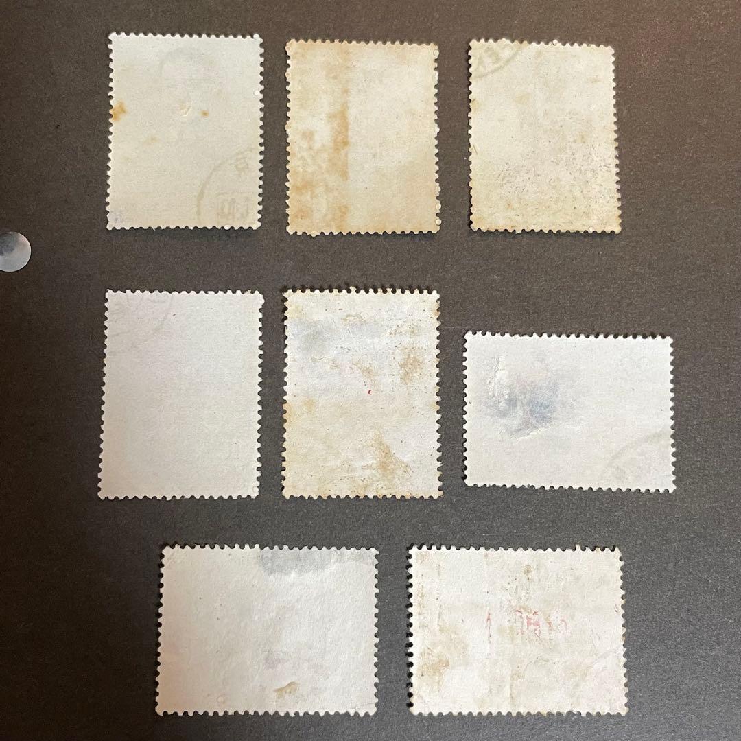 中国切手　紀94 梅蘭芳舞台芸術　使用済み　8種完　おまけ付き