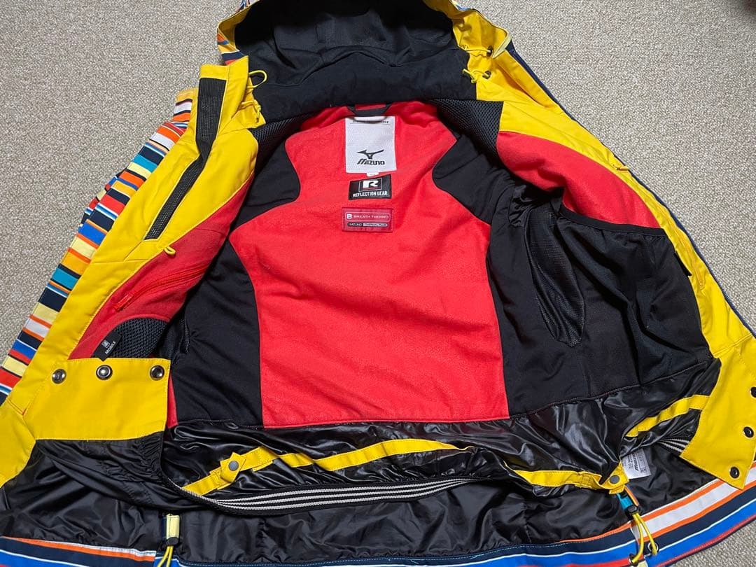 美品ペア(2着) ◆MIZUNOミズノ◆ スキーウェアブレスサーモM／WMサイズ