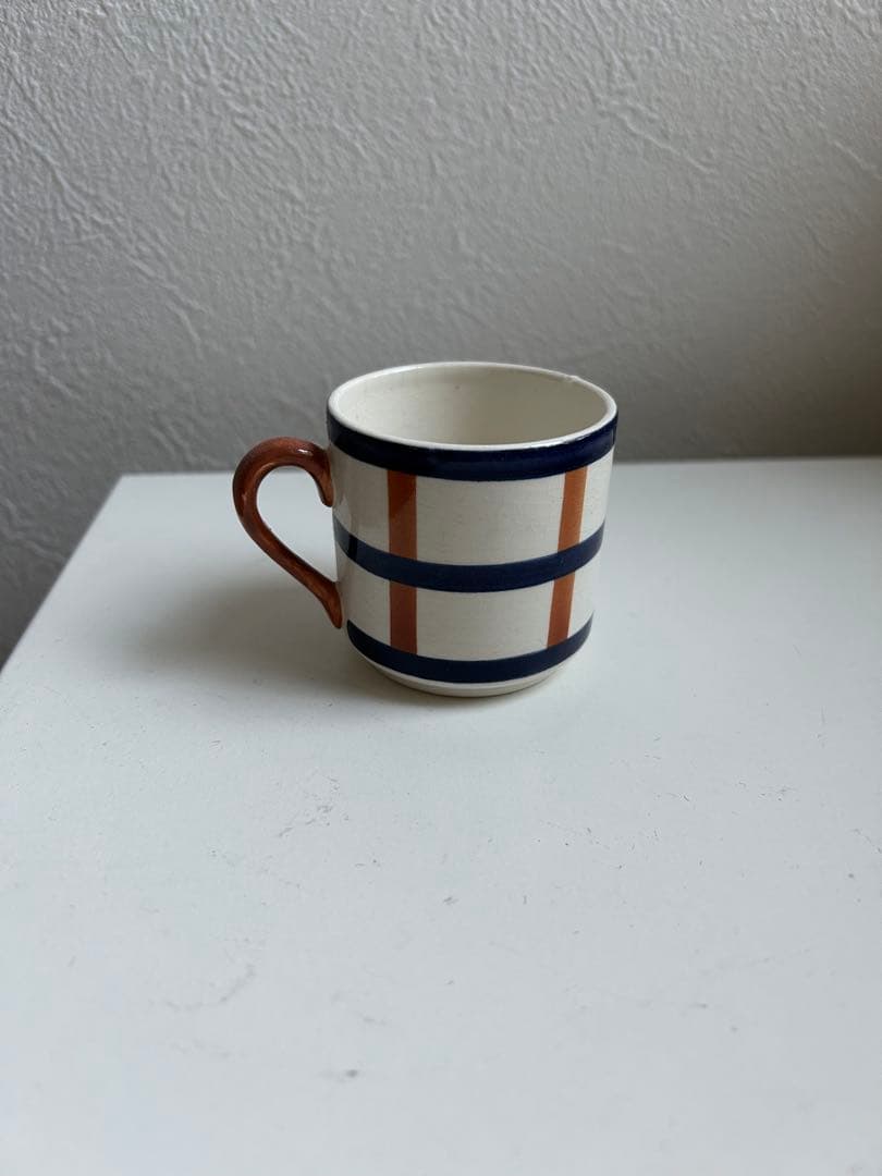 クレイユモントロー　デミタスカップ　ベアン　バスク柄HBCM Bearn