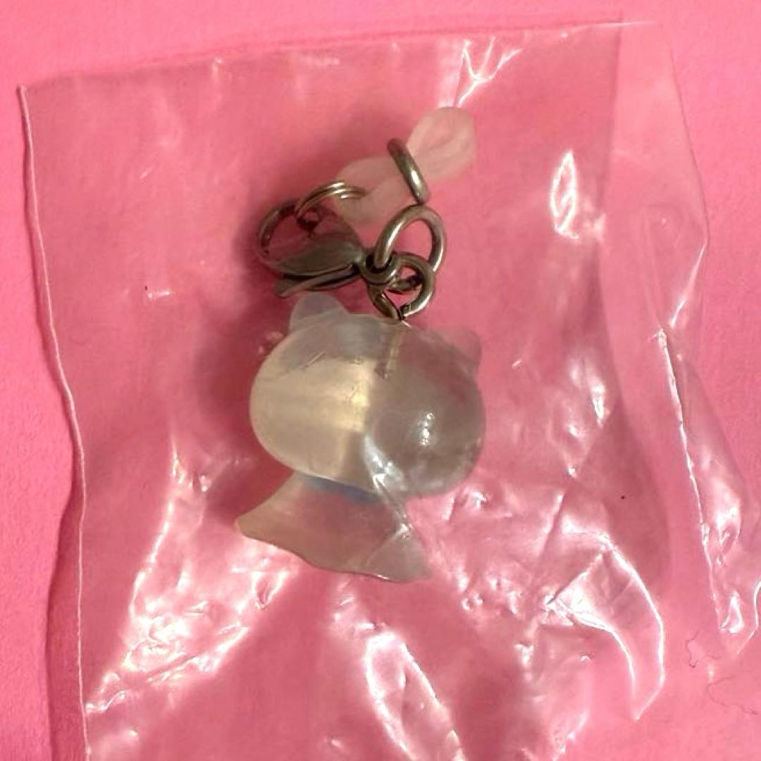 レア　キティ　クリア　めじるしアクセサリー　サンリオキャラクターズ２　水色リボン