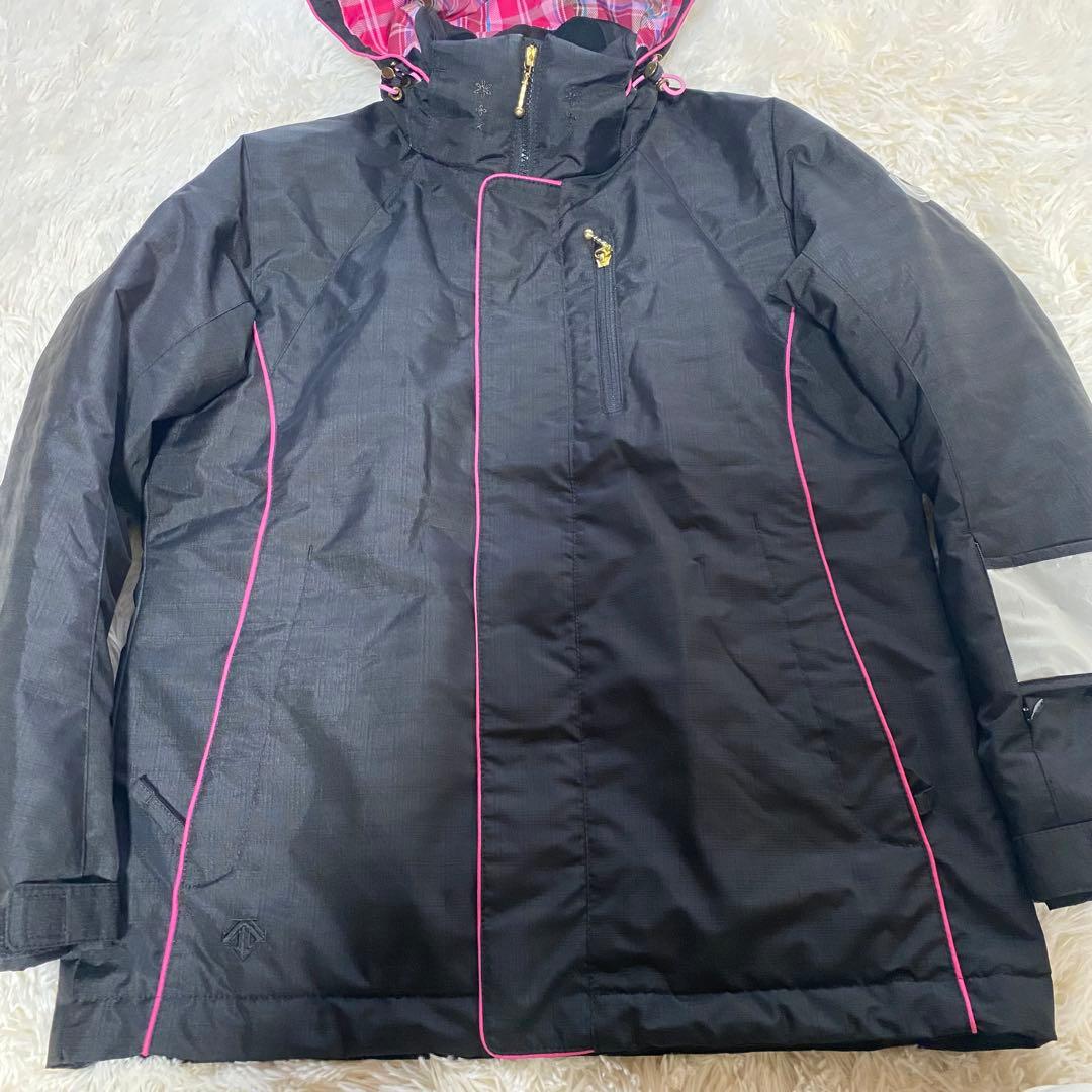 美品 DESCENTE デサント スキーウェア上下セット M チェック