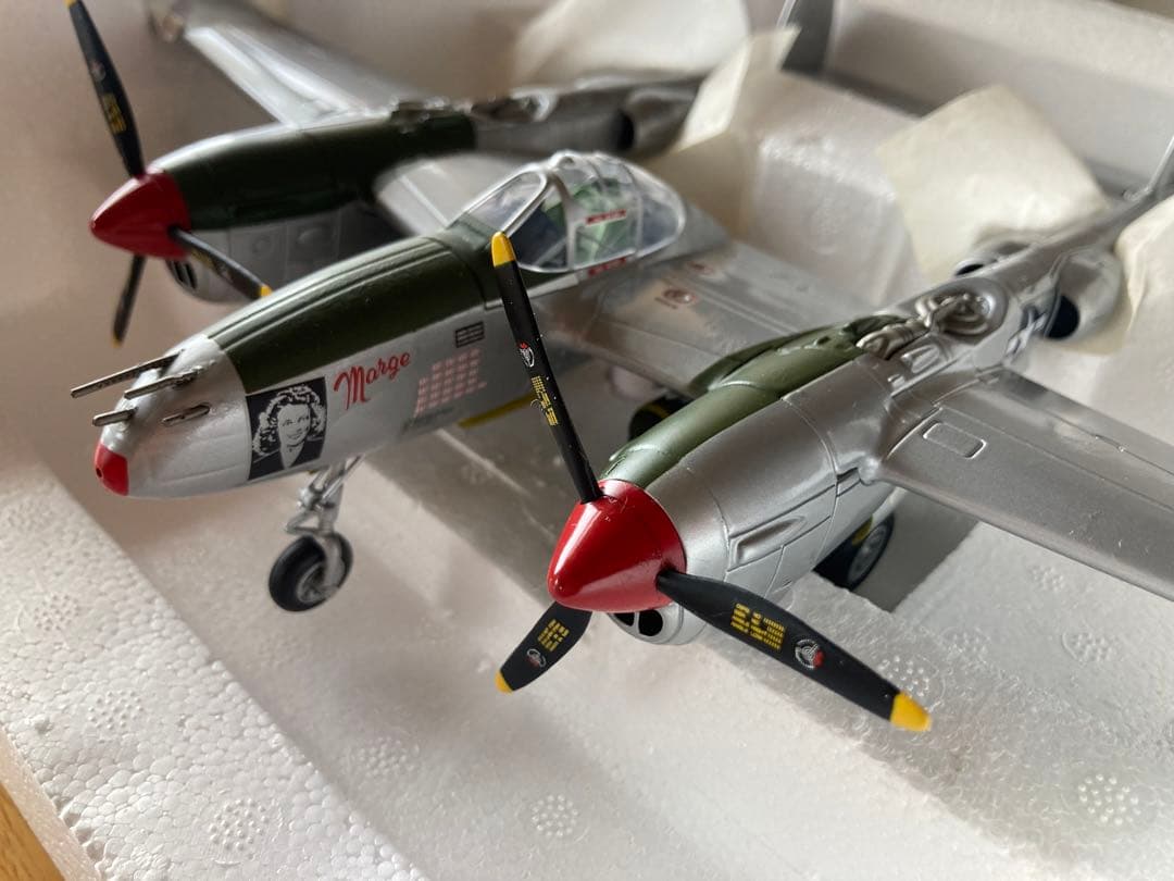 【希少】　フランクリンミント　P-38 LIGHTNING 飛行機