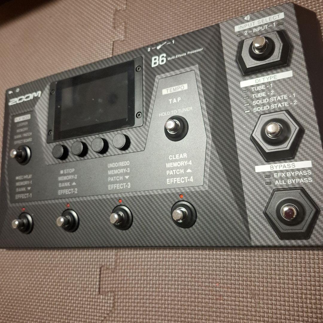 【美品/完動品】ZOOM ベースマルチエフェクター B6