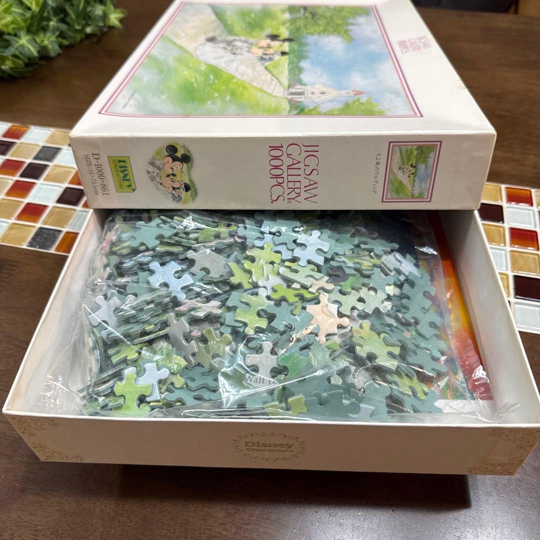 【未使用】ミッキー＆ミニー　そよ風のウェディング　ジグソーパズル　1000ピース