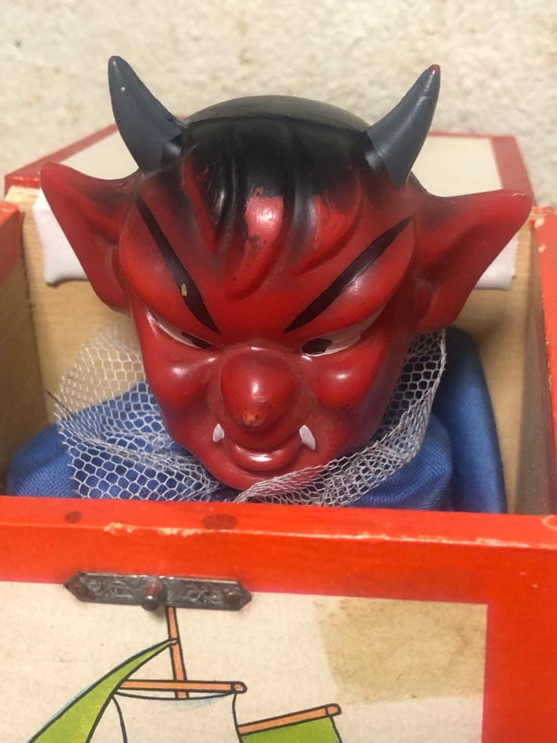 ビンテージ　デビル 悪魔　ハロウィン　ミッドセンチュリー  レトロ　モンスター